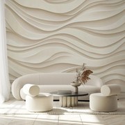 Fototapet - Linii ondulate 3D (147x102 cm)