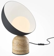 Veioza, Lampa de masa din travertin TAVO