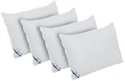 Set 4 perne Alcam, SaniMed® 50x70 cm, microfibra matlasata hipoalergenica, umplutura cu tratament SILVERPLUS®