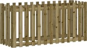 vidaXL Pat înălțat grădină design gard 150x50x70 cm lemn impregnat pin