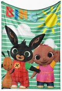 Pătură pentru copii Carbotex Iepurașul Bing Ziînsorită, 110 x 140 cm