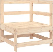 vidaXL Canapea de colț pentru grădină, lemn masiv de pin