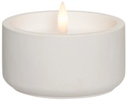 Lumânare LED din ceară cu flacără 3D, Ø 10 cm, model 1