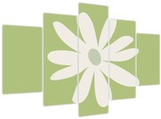 Tablou - Hippies, flori verzi N⁰2 (150x105 cm)