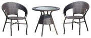 Set mobilier de grădină Bistro, 3 piese