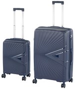 TraveLux Endure III gurulós bőrönd szett kék