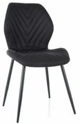 Scaun Bucatarie si Dining Mike Stofa Neagra 19