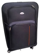 Valiză medie ușoară TravelLux moale 42x65x24 cm neagră