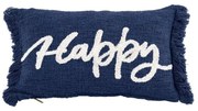 Pernă decorativă 50x30 cm Cotton Slub Happy - Tiseco Home Studio