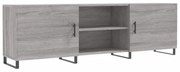 vidaXL Comodă TV, gri sonoma, 150x30x50 cm, lemn compozit