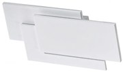 Aplica de perete LED ambientala CLOVER SQUARE alba