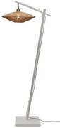 Lampa de podea eco din iuta Iguazu S 40cm, alb/ natur
