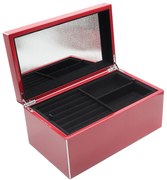 Cutie pentru bijuterii lac rosu