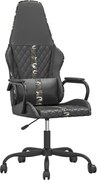 vidaXL Scaun de jocuri, negru și camuflaj, piele ecologică