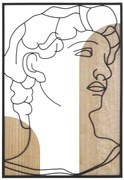 Mauro Ferretti Panel De Perete David -B- cm 55X2X80 | Aosom Romania
