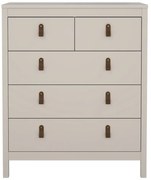 Comodă grej 82x99x38 cm Madrid – Tvilum