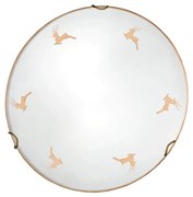 Kolarz 731.11.4.150 - Aplica de perete NONNA 1xE27/60W/230V Ø 30 cm, ornament cerb, aur roz