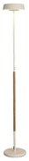 Lampadar LED design modern NOA II alb/lemn