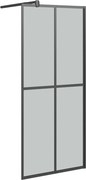 vidaXL Paravan duș walk-in, 90x195 cm, sticlă securizată închisă