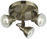 Plafoniera cu 3 spoturi directionabile Focus alama antic 1543AB SRT