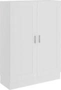 vidaXL Bibliotecă, alb, 82,5 x 30,5 x 115 cm, lemn prelucrat