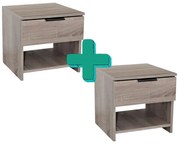 Noptiere HAVANA (2 buc), stejar trufa