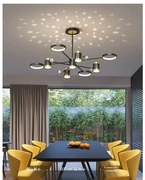 Lustra Led Cu Telecomanda, Elit's, Vidal, 142 w intensitate reglabila