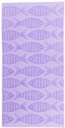 Prosop de plaja Culoare violet, FISH