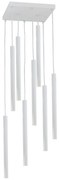 Lustra cu Pendule LED tubulare stil minimalist ETNA 8 alba