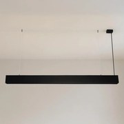 Lustră LED suspendată pe cablu, 55 W, 230 V, 3000/4000/6500 K, 120 cm, negru