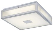 Plafoniera LED baie IP44 Zoya crom-alb 30x30cm