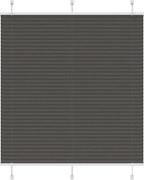 vidaXL Jaluzea plisată negru 120x150 cm Lățime țesătură 119,4 cm