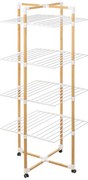 Suport vertical pentru uscat haine modular, 69 x 68.5 x 175 cm