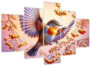 Tablou - Pasăre cu scoruș (150x105 cm)