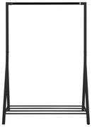 Suport de haine din metal negru Brent - Actona