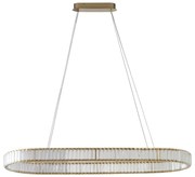 Lustra LED CCT suspendata cu telecomanda SPARKING auriu