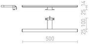 Aplică LED pentru oglindă de baie RED-Design Rendl-R12400 BALEA LED/7W/230V IP44