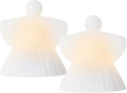 Decorațiuni luminoase albe 2 buc. ø 9 cm Asta – Sirius