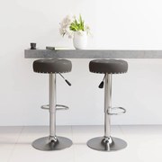 vidaXL Scaune de bar, 2 buc., negru, material textil