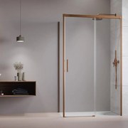 Perete lateral stanga Radaway Idea KDJ 70 cm finisaj cupru periat-transparent sticla 6 mm