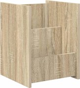 vidaXL Raft pentru reviste Stejar Sonoma 35 x 35 x 45 cm Lemn compozit