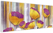 Tablou - Ilustrațir cu flori (120x50 cm)