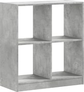 vidaXL Bibliotecă, gri beton, 68,5x32x75 cm, lemn prelucrat