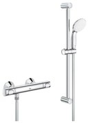 Baterie dus termostatata Grohe Grohtherm 500 crom lucios cu set de dus