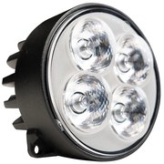 Proiector LED pentru tractor BLACK LED/20W/10-30V IP69 5700K rotund