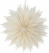 Decorațiune suspendată stea de hârtie Ice, 50 cm, alb