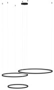 Lustra cu 3 inele LED si telecomanda HALO PENDANT BK 120+100+80 CCT