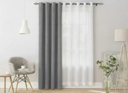 Draperie gri deschis OXFORD 140x250 cm Agatat: Inele metalice