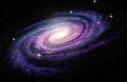 Fotografie Spiral Galaxy in deep spcae, 3D illustration, alex-mit