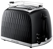 Prajitor de paine Russell Hobbs 26061-56, 850w, 2 felii, Ridicare inalta, Orificiil late, Dezghetare, Negru